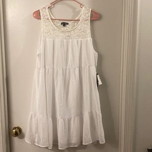 As U Wish white dress new with tags